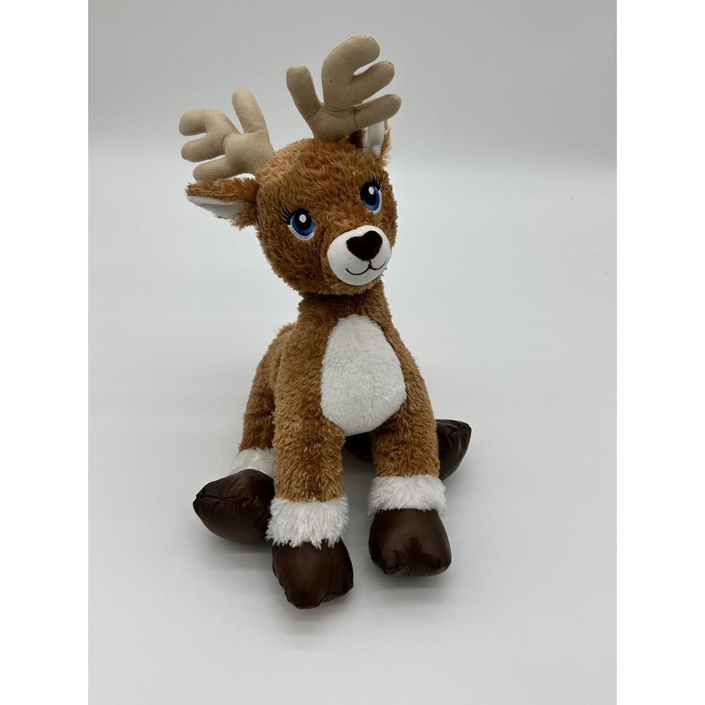 Build-A-Bear Reindeer Vixen Toy Holiday Tinsel Deer Brown 15"